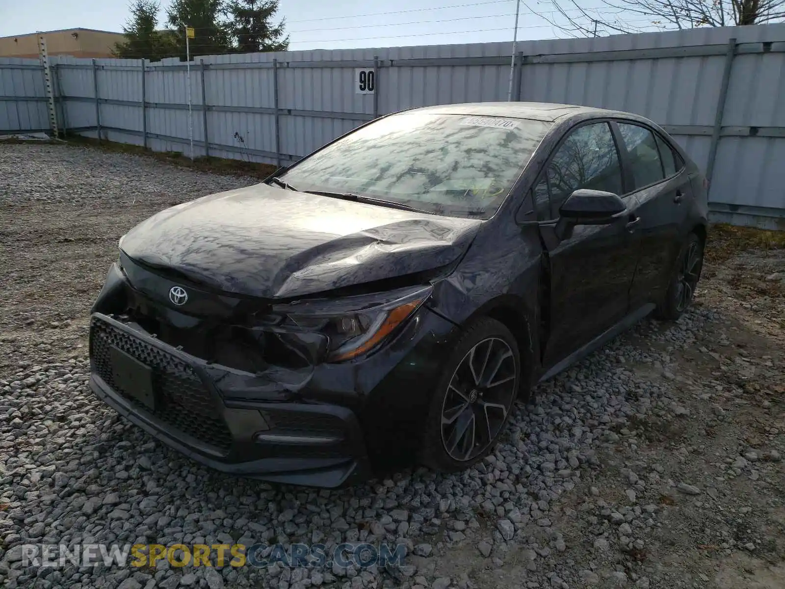 2 Photograph of a damaged car 5YFB4RBE1LP045534 TOYOTA COROLLA 2020