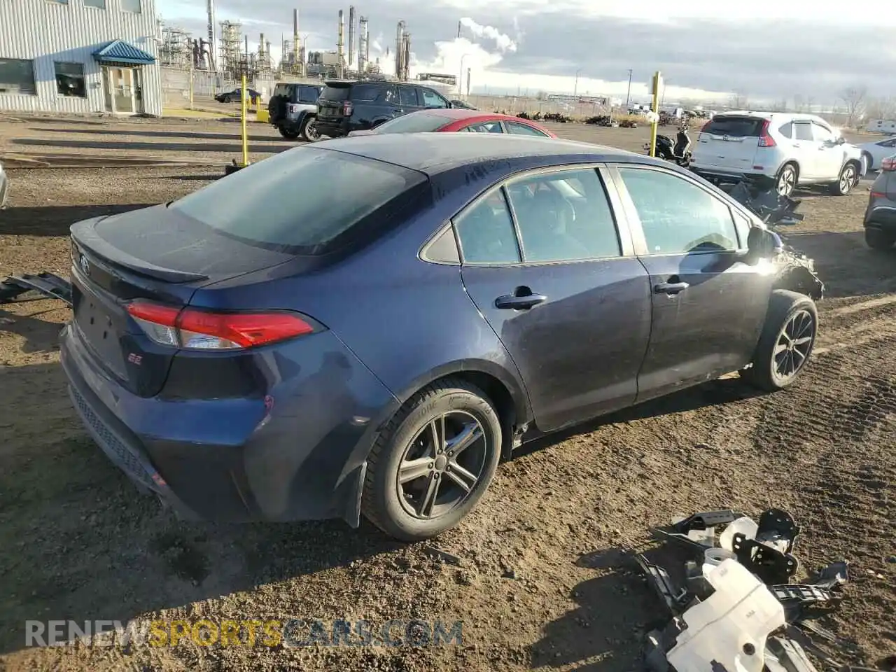 3 Photograph of a damaged car 5YFB4RBE2LP021467 TOYOTA COROLLA 2020