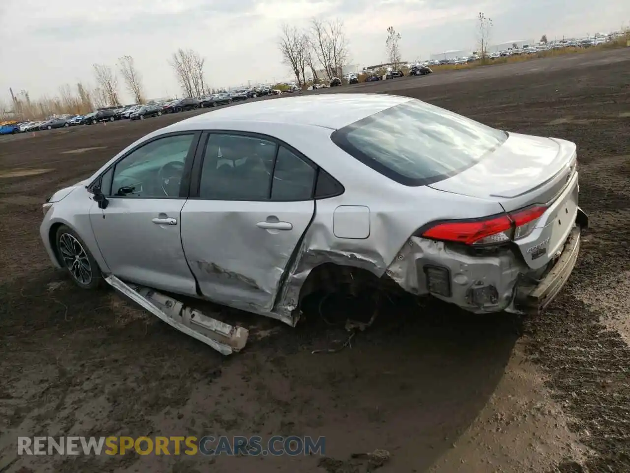 2 Photograph of a damaged car 5YFB4RBE6LP009743 TOYOTA COROLLA 2020