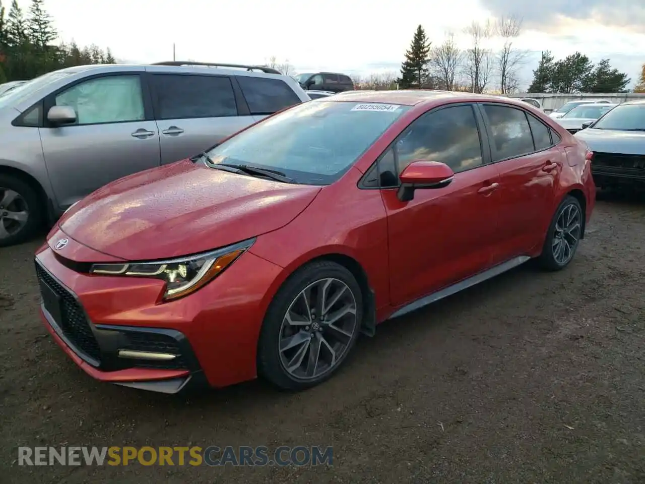 1 Photograph of a damaged car 5YFB4RBE7LP024980 TOYOTA COROLLA 2020