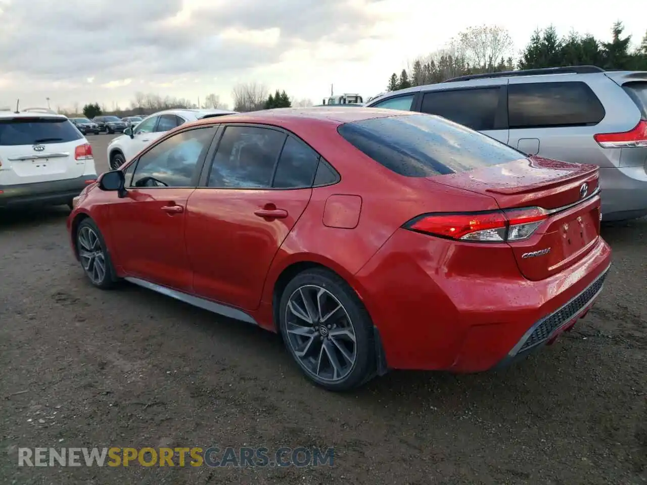 2 Photograph of a damaged car 5YFB4RBE7LP024980 TOYOTA COROLLA 2020