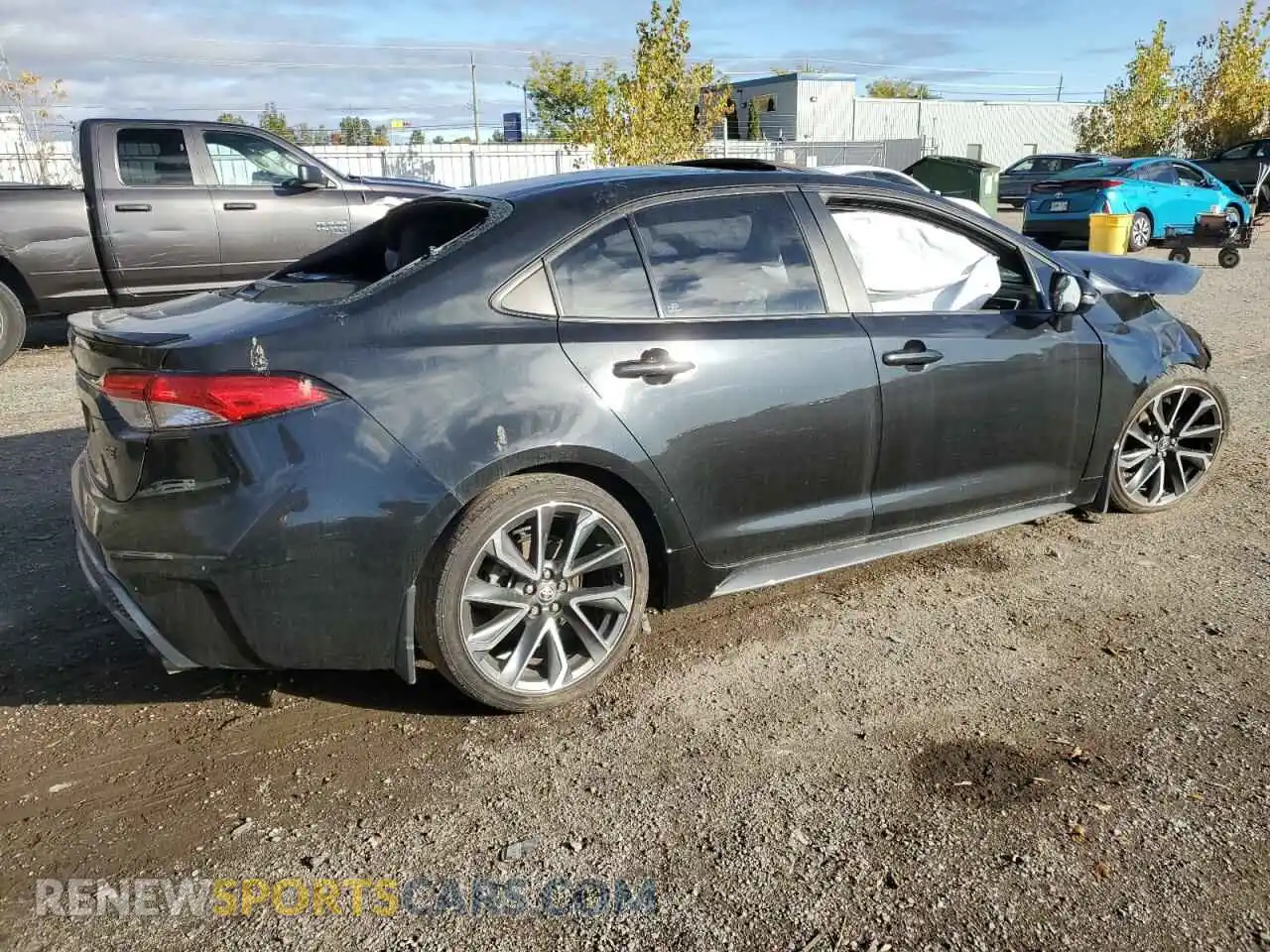 3 Photograph of a damaged car 5YFB4RBE7LP052620 TOYOTA COROLLA 2020
