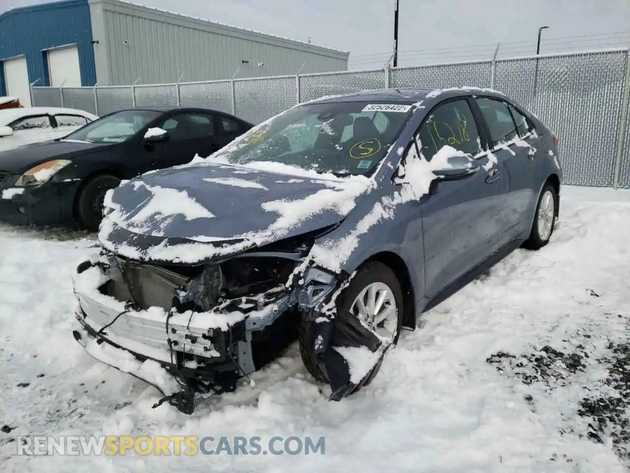 2 Photograph of a damaged car 5YFB4RBE8LP048561 TOYOTA COROLLA 2020