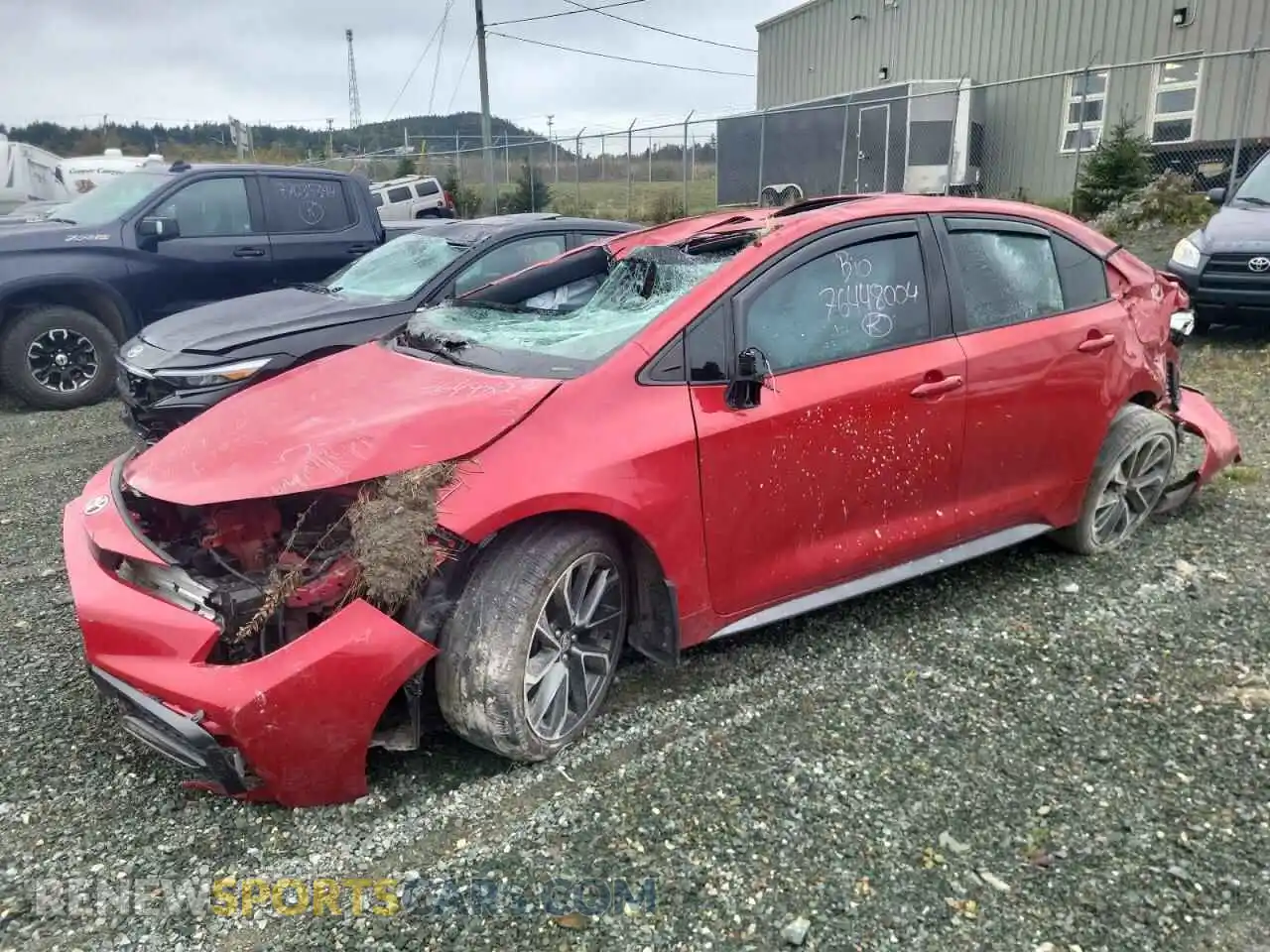1 Photograph of a damaged car 5YFB4RBEXLP011401 TOYOTA COROLLA 2020