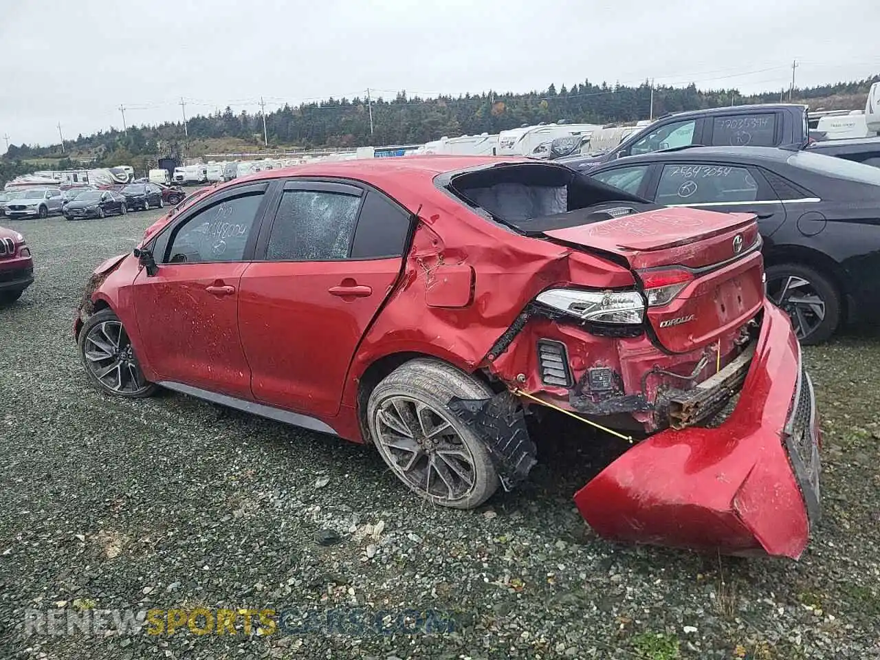 2 Photograph of a damaged car 5YFB4RBEXLP011401 TOYOTA COROLLA 2020