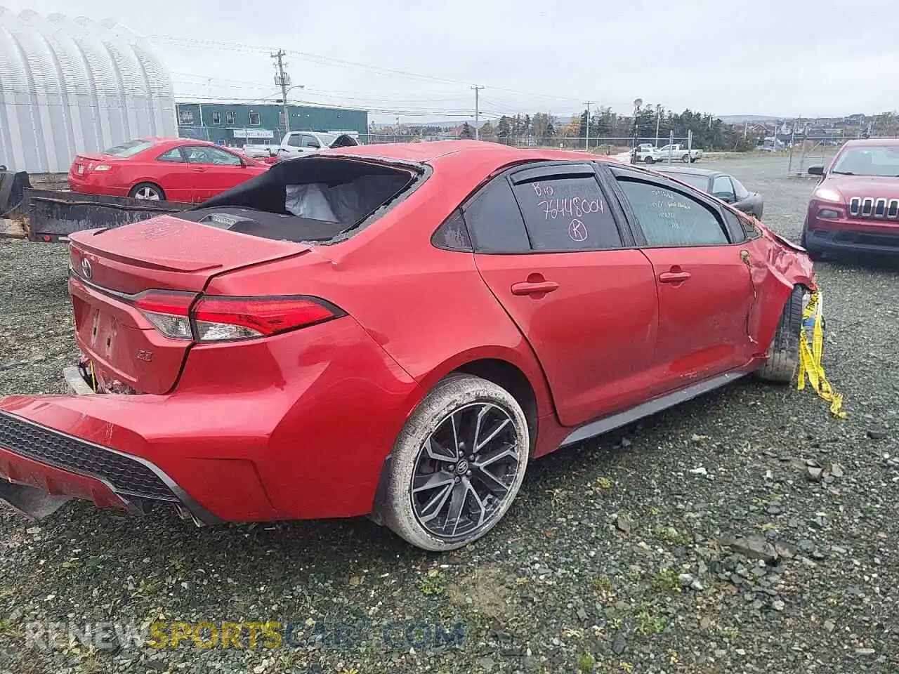 3 Photograph of a damaged car 5YFB4RBEXLP011401 TOYOTA COROLLA 2020