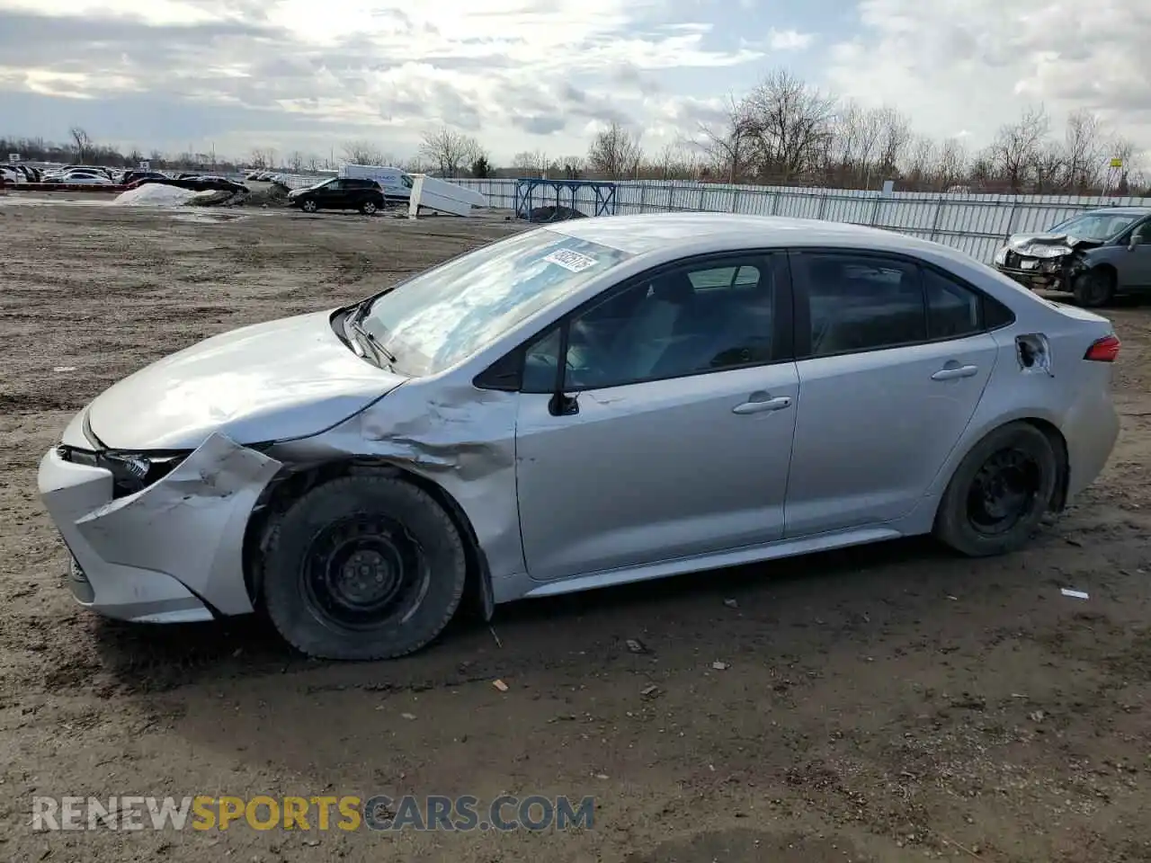 1 Photograph of a damaged car 5YFBPRBE0LP068651 TOYOTA COROLLA 2020