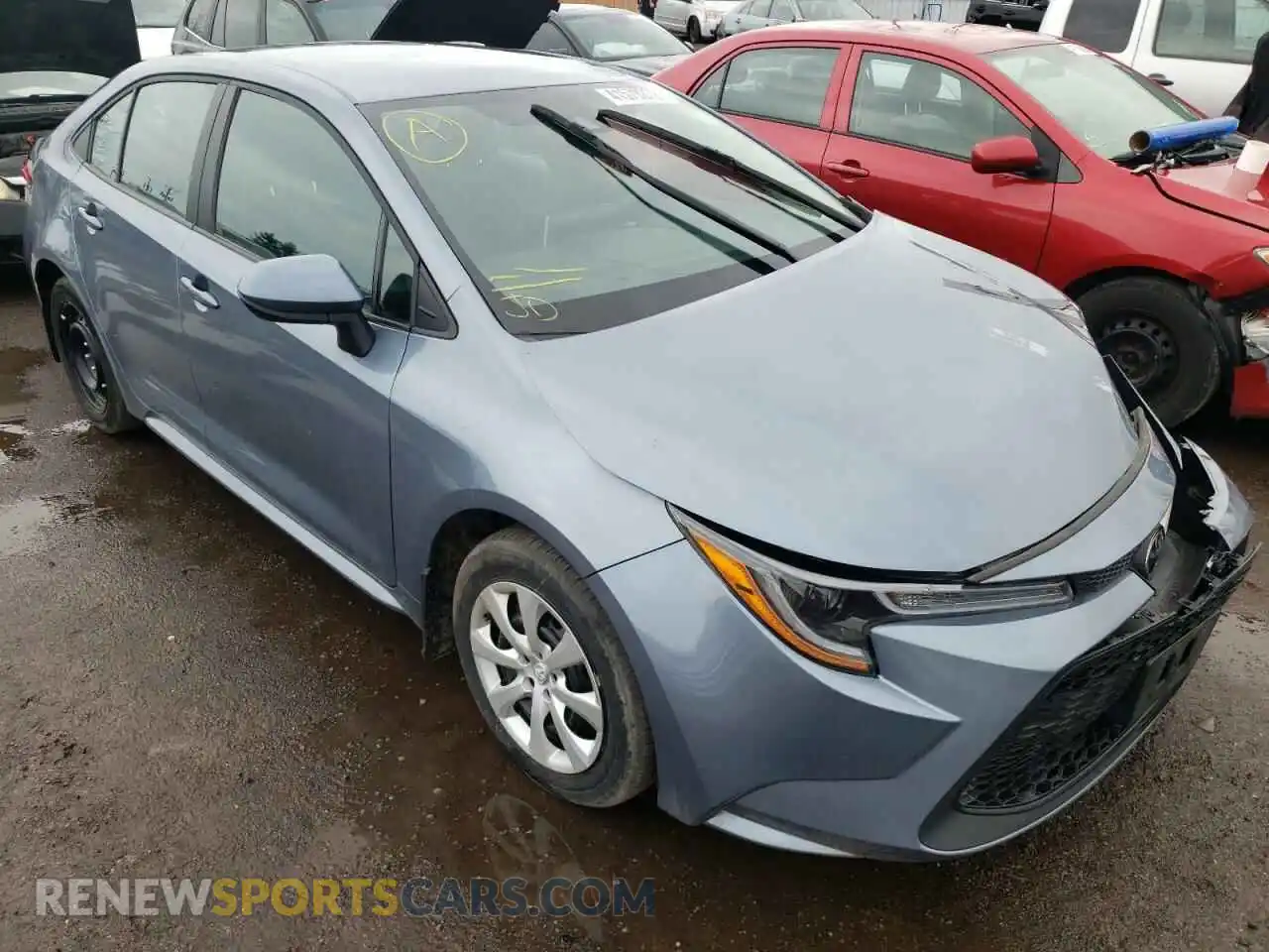 1 Photograph of a damaged car 5YFBPRBE1LP040227 TOYOTA COROLLA 2020