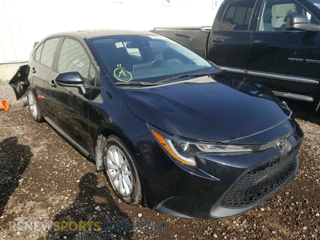1 fotografías del automóvil dañado 5YFBPRBE1LP093946 TOYOTA COROLLA 2020