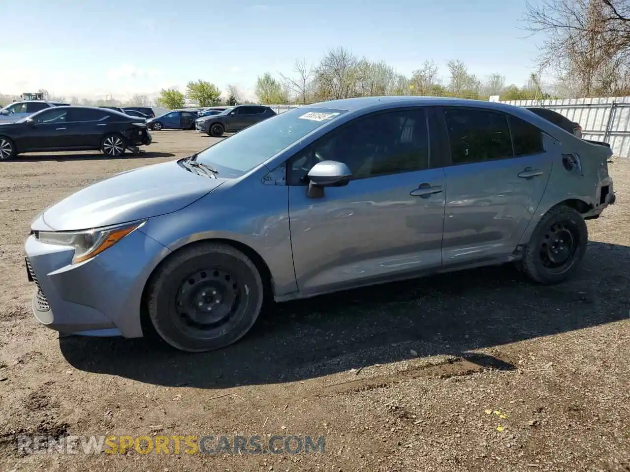 1 Photograph of a damaged car 5YFBPRBE1LP117629 TOYOTA COROLLA 2020