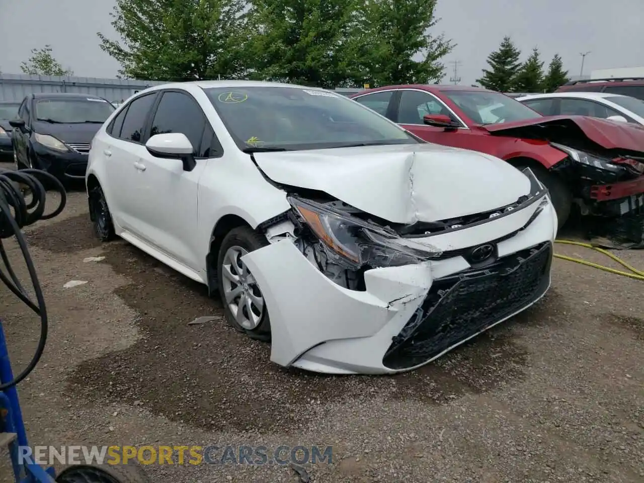 1 Photograph of a damaged car 5YFBPRBE1LP144653 TOYOTA COROLLA 2020