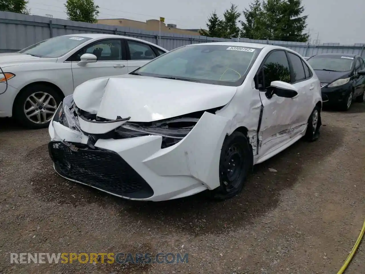 2 Photograph of a damaged car 5YFBPRBE1LP144653 TOYOTA COROLLA 2020