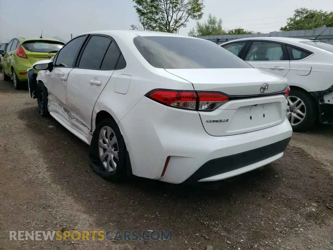 3 Photograph of a damaged car 5YFBPRBE1LP144653 TOYOTA COROLLA 2020