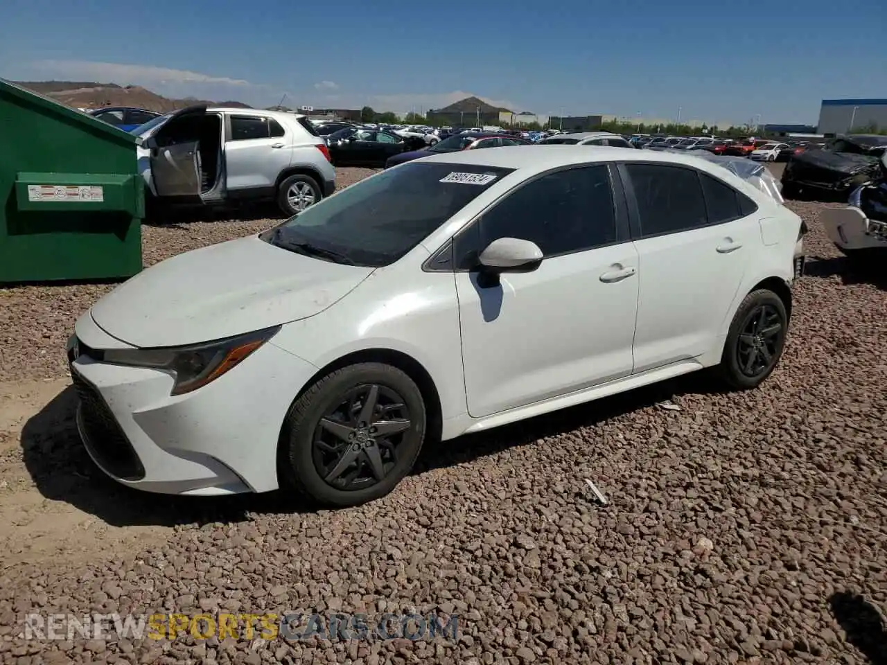 1 Photograph of a damaged car 5YFBPRBE2LP027034 TOYOTA COROLLA 2020