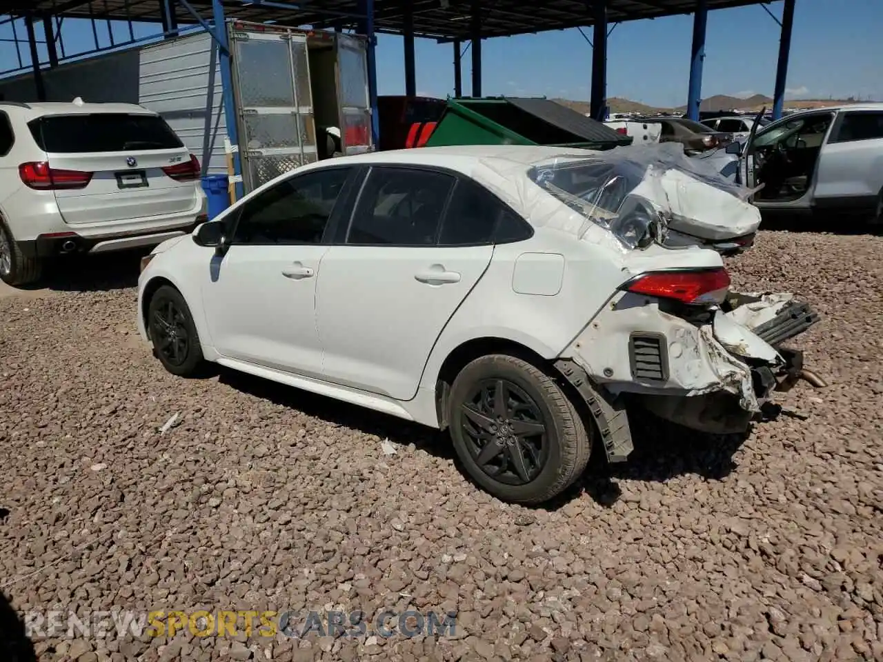 2 Photograph of a damaged car 5YFBPRBE2LP027034 TOYOTA COROLLA 2020