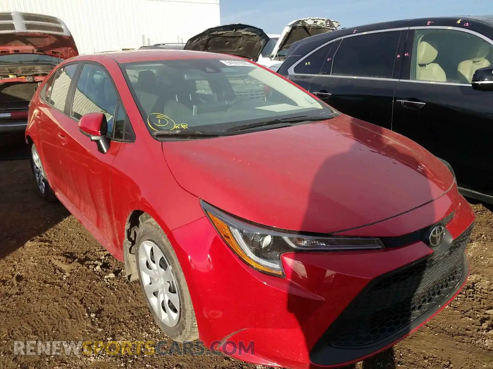 1 Photograph of a damaged car 5YFBPRBE3LP058700 TOYOTA COROLLA 2020