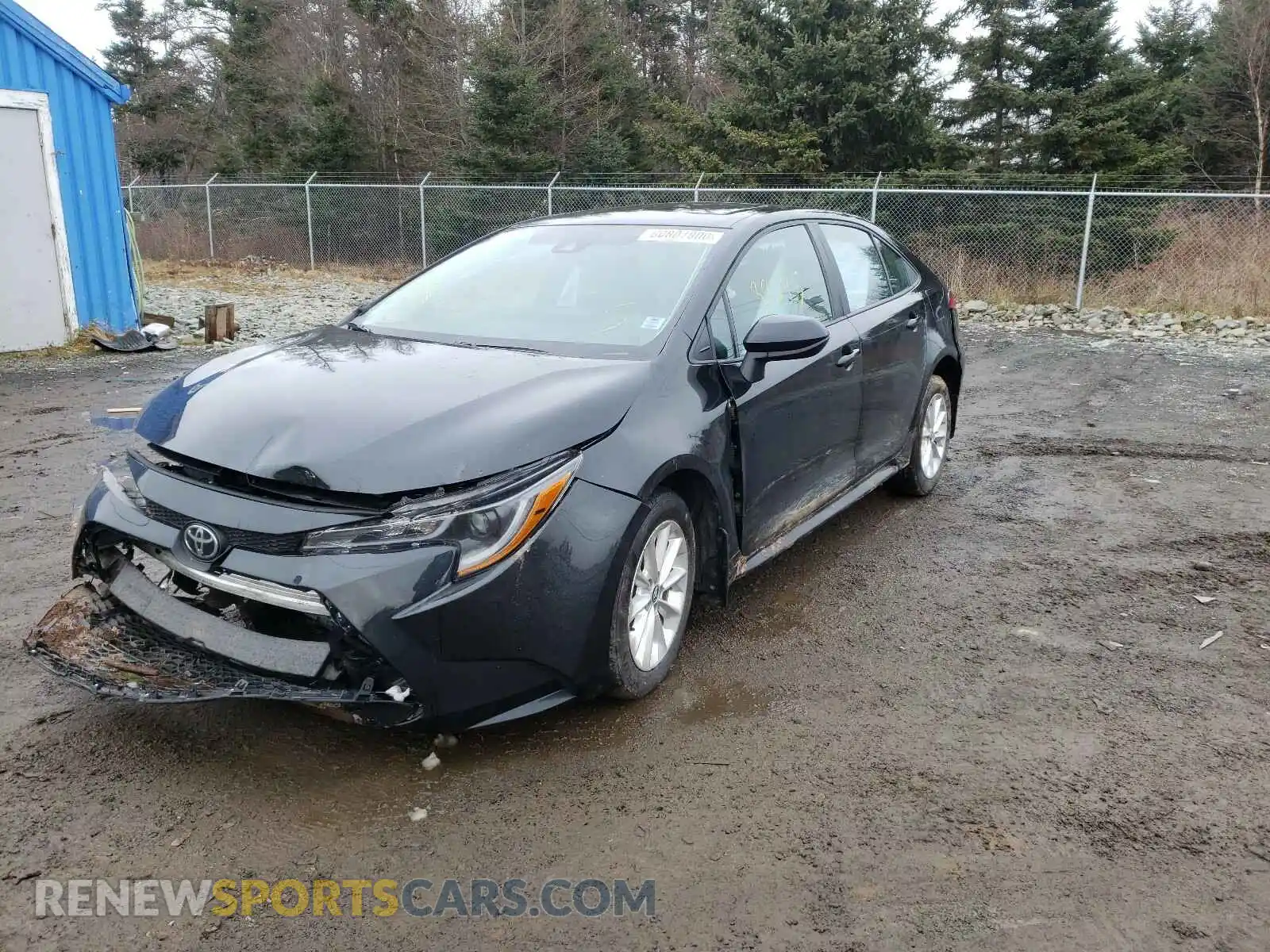 2 Photograph of a damaged car 5YFBPRBE5LP019011 TOYOTA COROLLA 2020