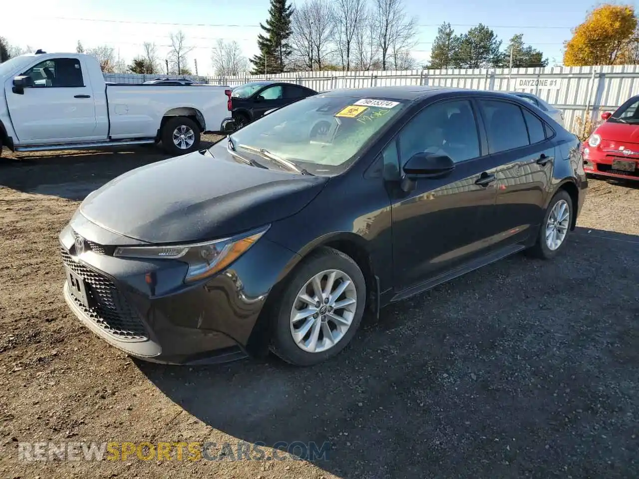 1 Photograph of a damaged car 5YFBPRBE5LP020062 TOYOTA COROLLA 2020