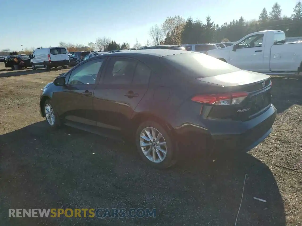 2 Photograph of a damaged car 5YFBPRBE5LP020062 TOYOTA COROLLA 2020