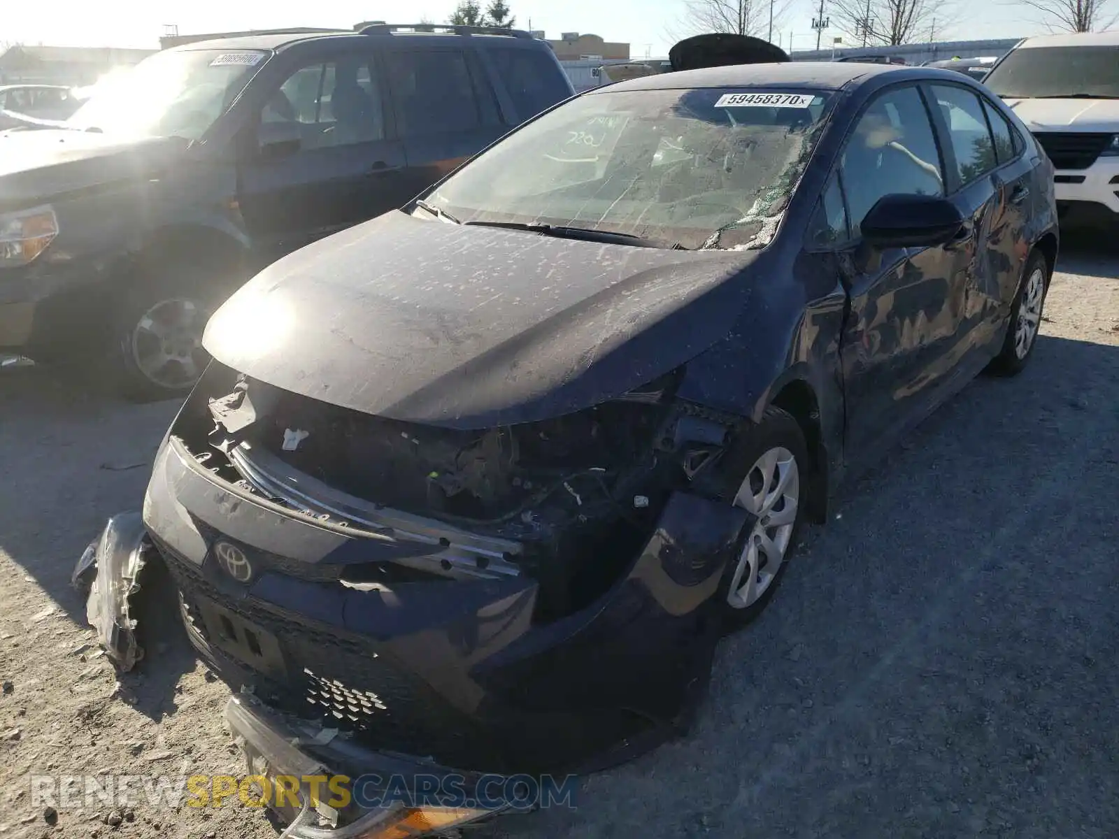 2 Photograph of a damaged car 5YFBPRBE5LP030994 TOYOTA COROLLA 2020