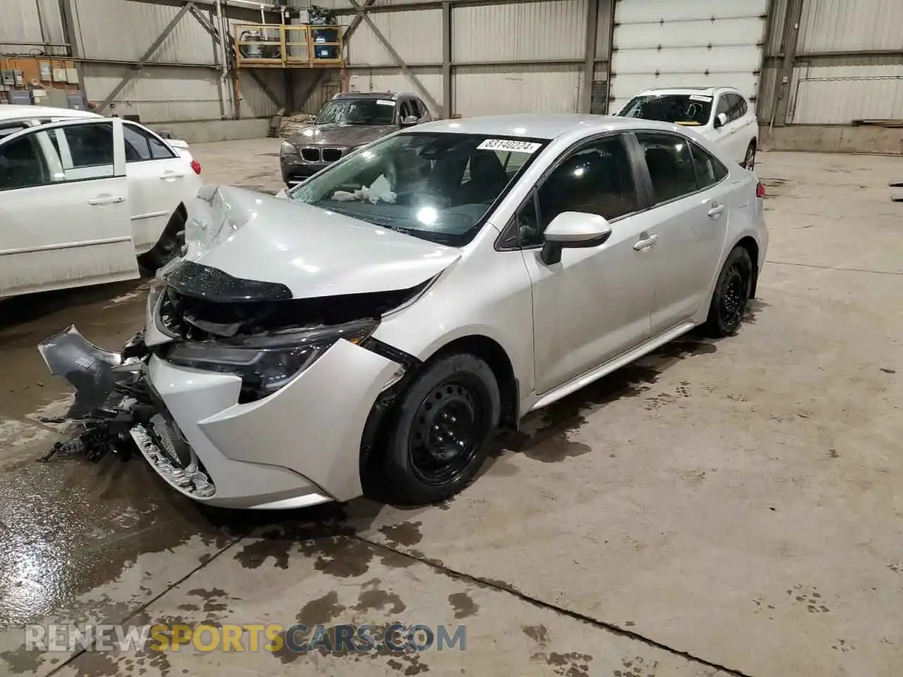 1 Photograph of a damaged car 5YFBPRBE6LP010897 TOYOTA COROLLA 2020