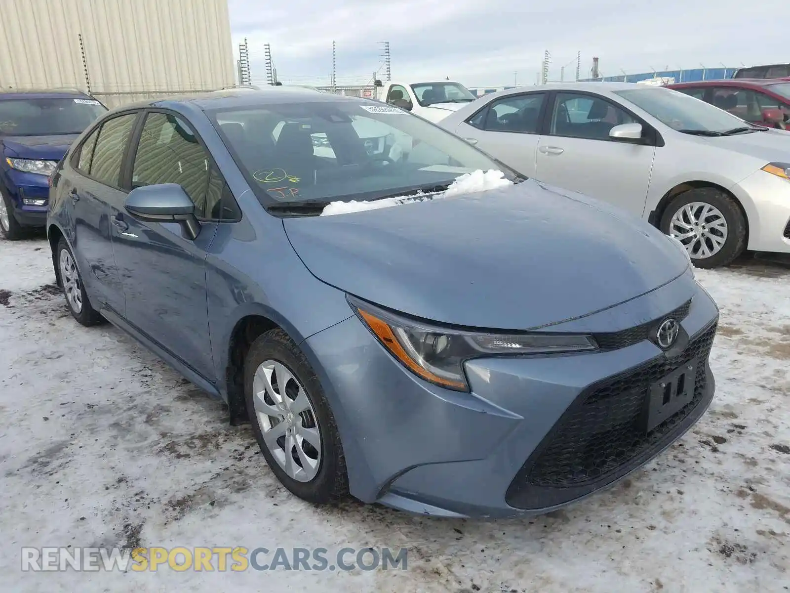 1 Photograph of a damaged car 5YFBPRBE7LP017163 TOYOTA COROLLA 2020