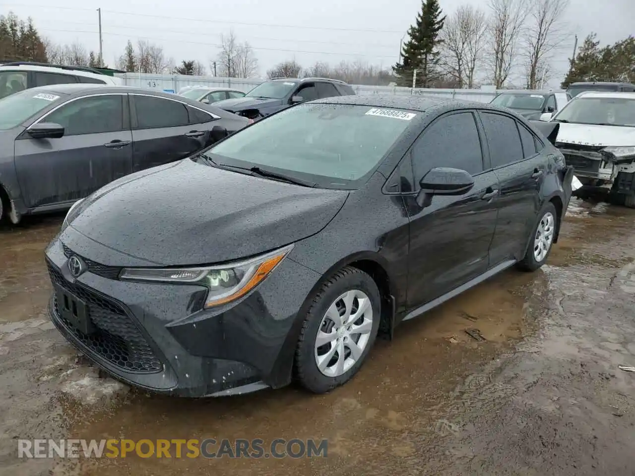 1 Photograph of a damaged car 5YFBPRBE7LP051457 TOYOTA COROLLA 2020