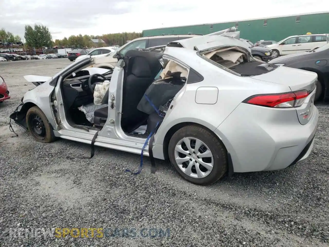 2 Photograph of a damaged car 5YFBPRBE8LP116249 TOYOTA COROLLA 2020