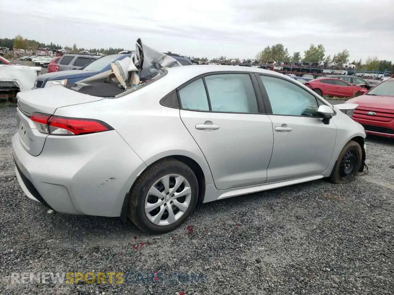 3 Photograph of a damaged car 5YFBPRBE8LP116249 TOYOTA COROLLA 2020
