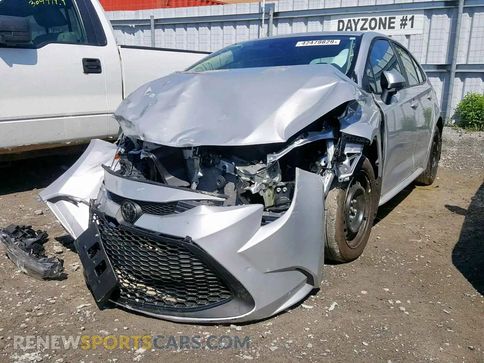 2 Photograph of a damaged car 5YFBPRBE9LP018542 TOYOTA COROLLA 2020