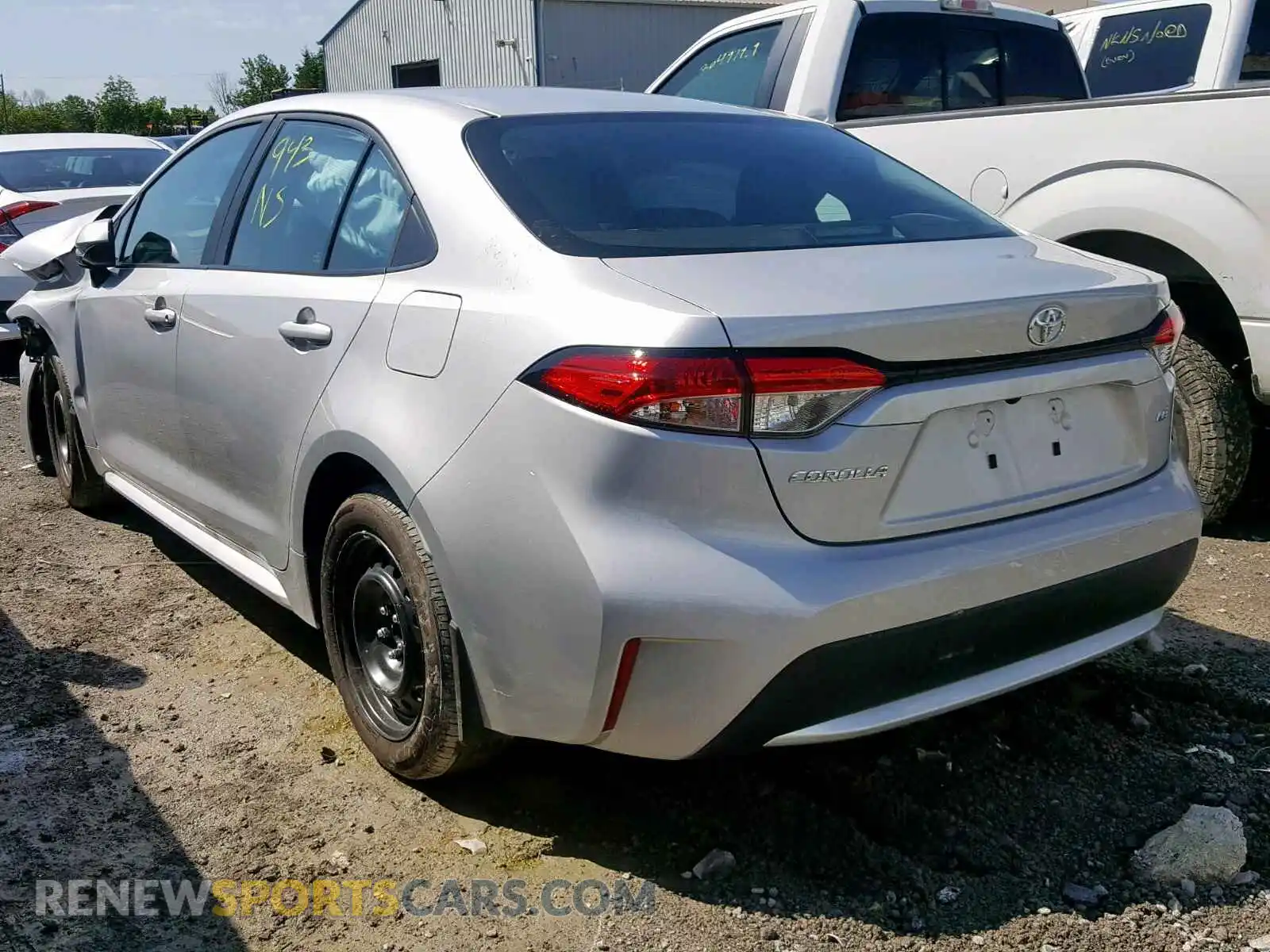 3 Photograph of a damaged car 5YFBPRBE9LP018542 TOYOTA COROLLA 2020
