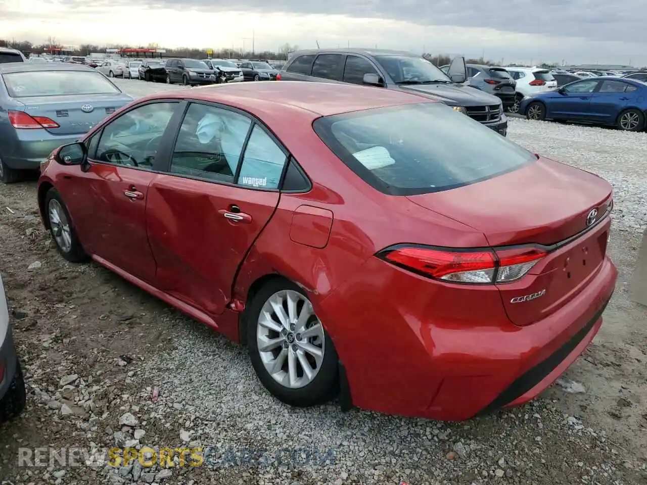 2 Photograph of a damaged car 5YFBPRBE9LP107351 TOYOTA COROLLA 2020