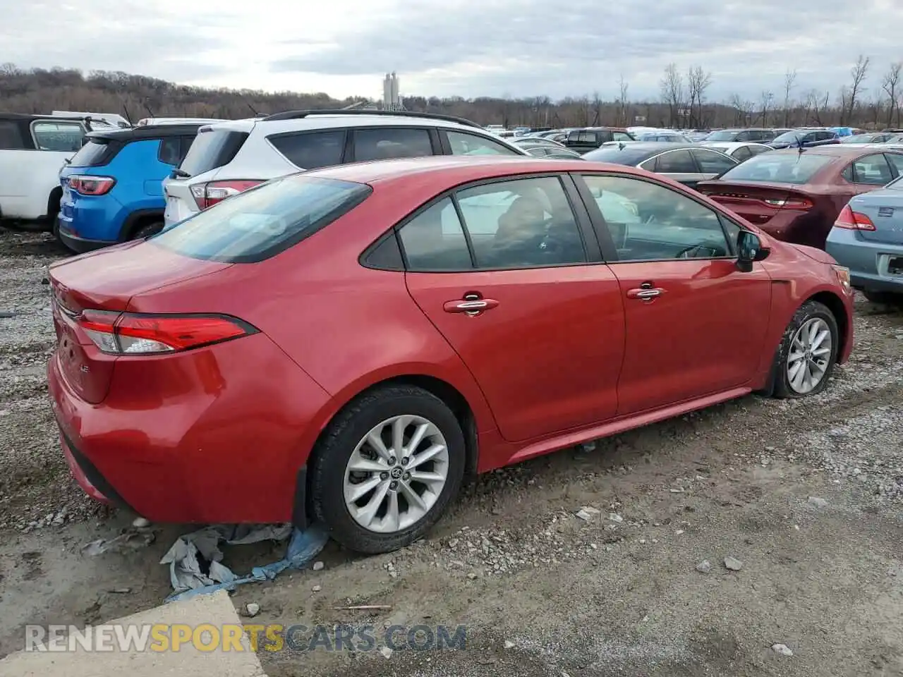 3 Photograph of a damaged car 5YFBPRBE9LP107351 TOYOTA COROLLA 2020