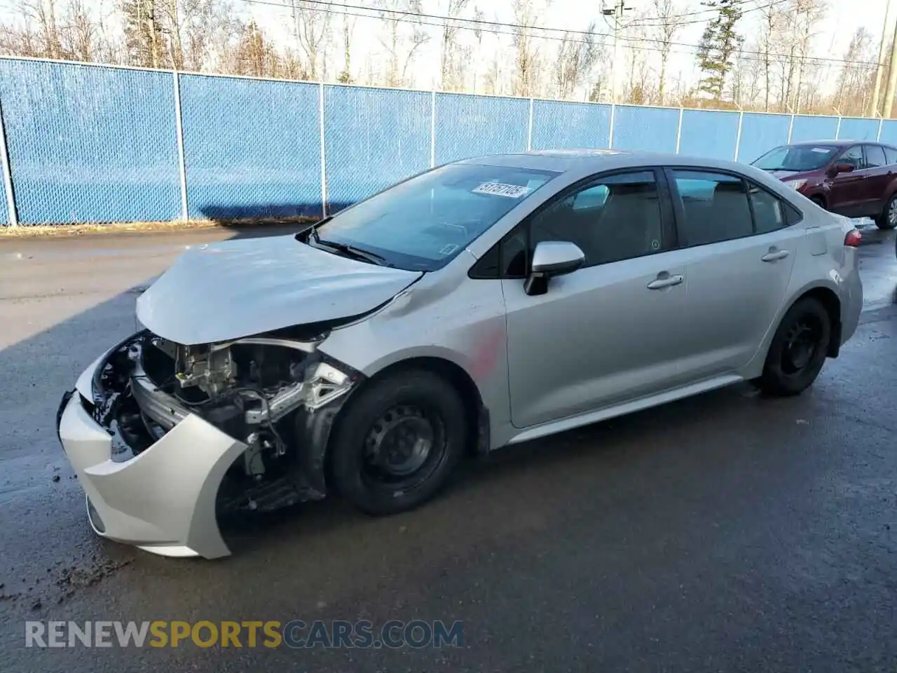 1 Photograph of a damaged car 5YFBPRBEXLP008392 TOYOTA COROLLA 2020