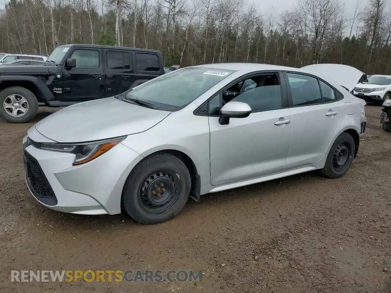 1 Photograph of a damaged car 5YFBPRBEXLP016587 TOYOTA COROLLA 2020