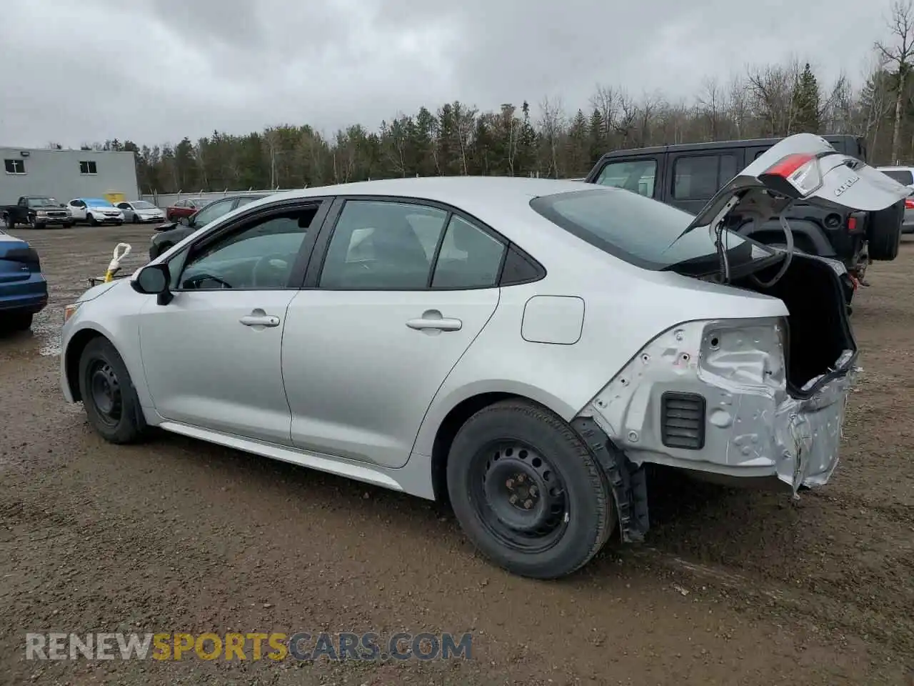 2 Photograph of a damaged car 5YFBPRBEXLP016587 TOYOTA COROLLA 2020
