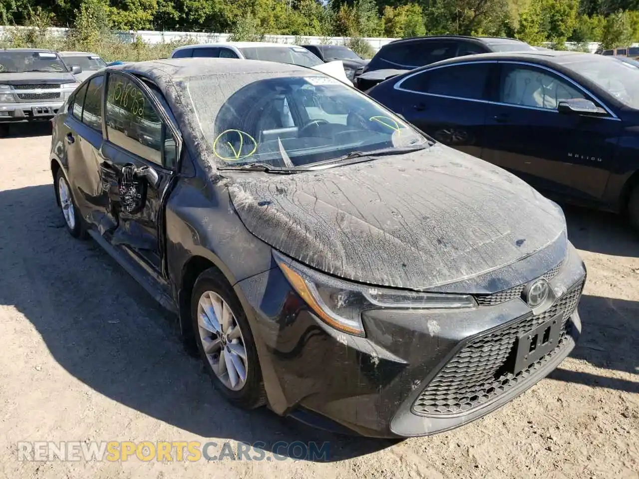 1 Photograph of a damaged car 5YFBPRBEXLP047399 TOYOTA COROLLA 2020
