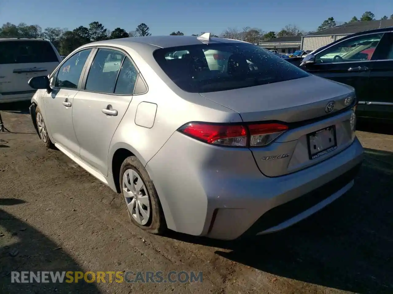 3 Photograph of a damaged car 5YFDPRAE0LP110424 TOYOTA COROLLA 2020