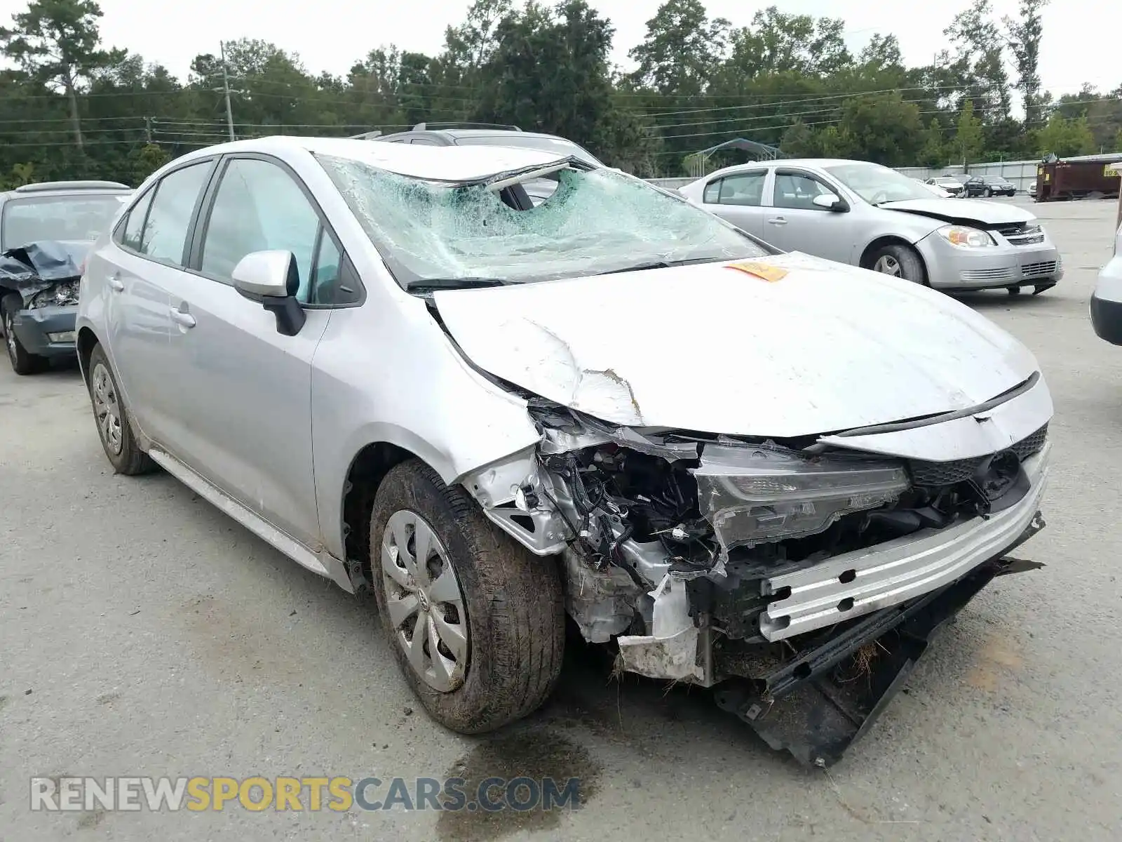 1 Photograph of a damaged car 5YFDPRAE1LP020599 TOYOTA COROLLA 2020
