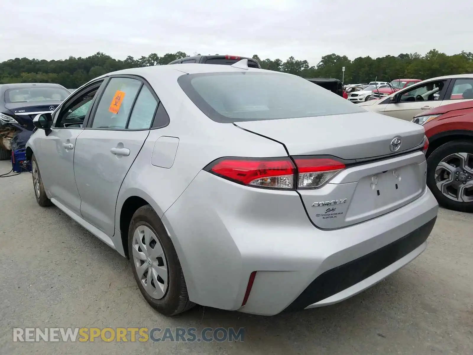 3 Photograph of a damaged car 5YFDPRAE1LP020599 TOYOTA COROLLA 2020