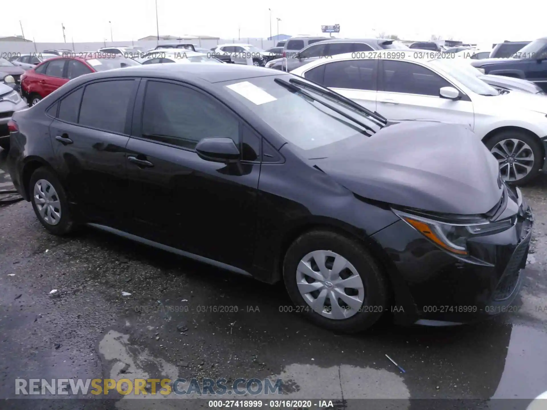 1 Photograph of a damaged car 5YFDPRAE1LP060164 TOYOTA COROLLA 2020