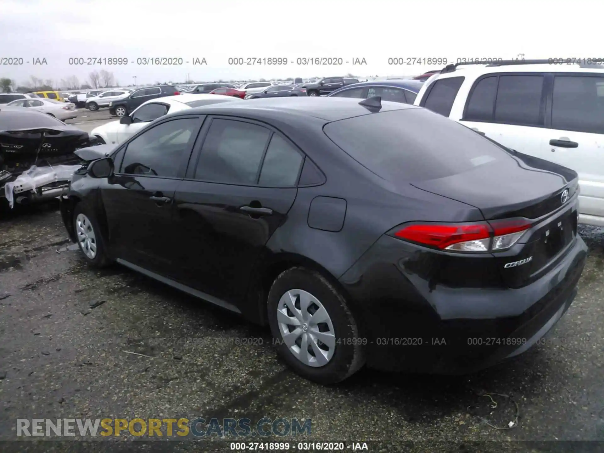 3 Photograph of a damaged car 5YFDPRAE1LP060164 TOYOTA COROLLA 2020