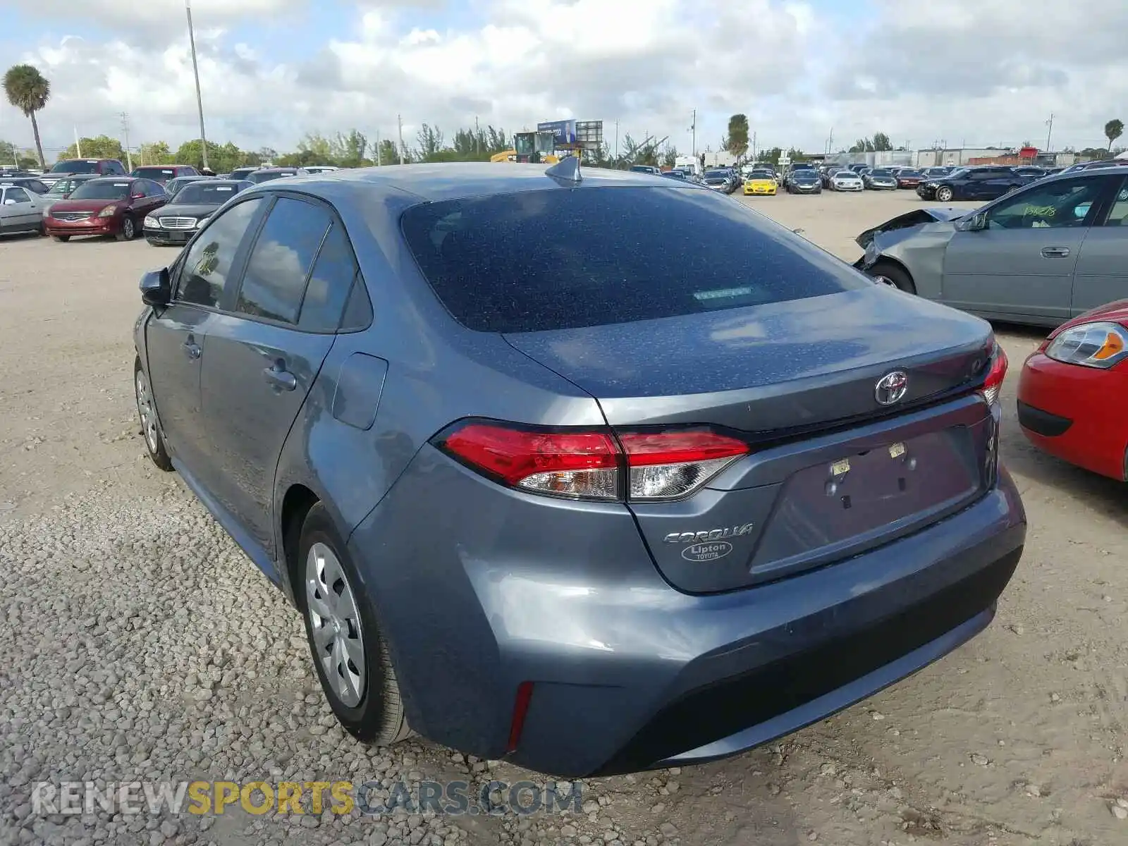 3 Photograph of a damaged car 5YFDPRAE1LP109511 TOYOTA COROLLA 2020