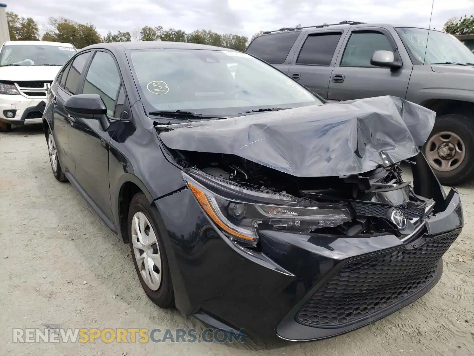 1 Photograph of a damaged car 5YFDPRAE1LP125935 TOYOTA COROLLA 2020