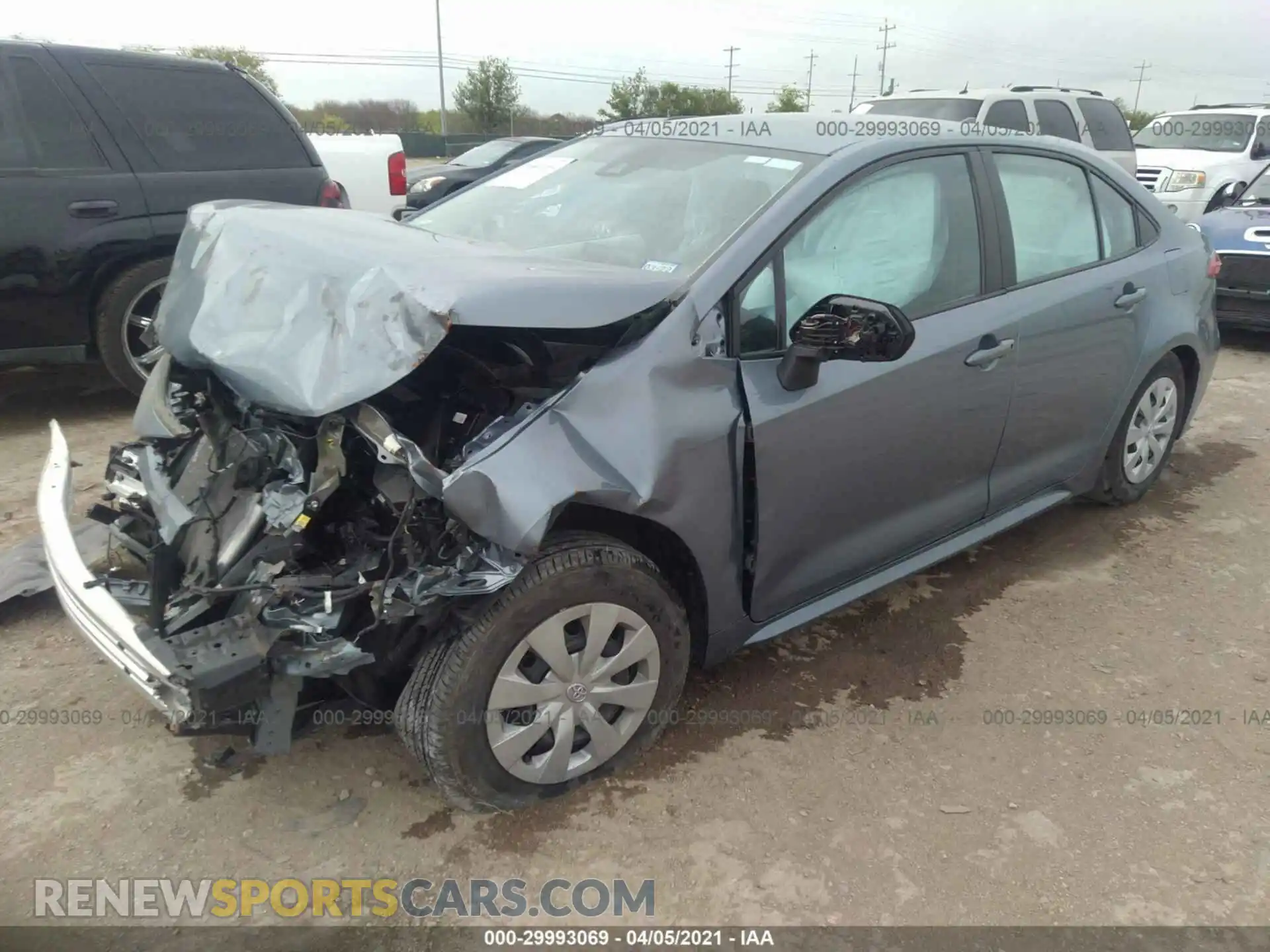 2 Photograph of a damaged car 5YFDPRAE1LP126017 TOYOTA COROLLA 2020