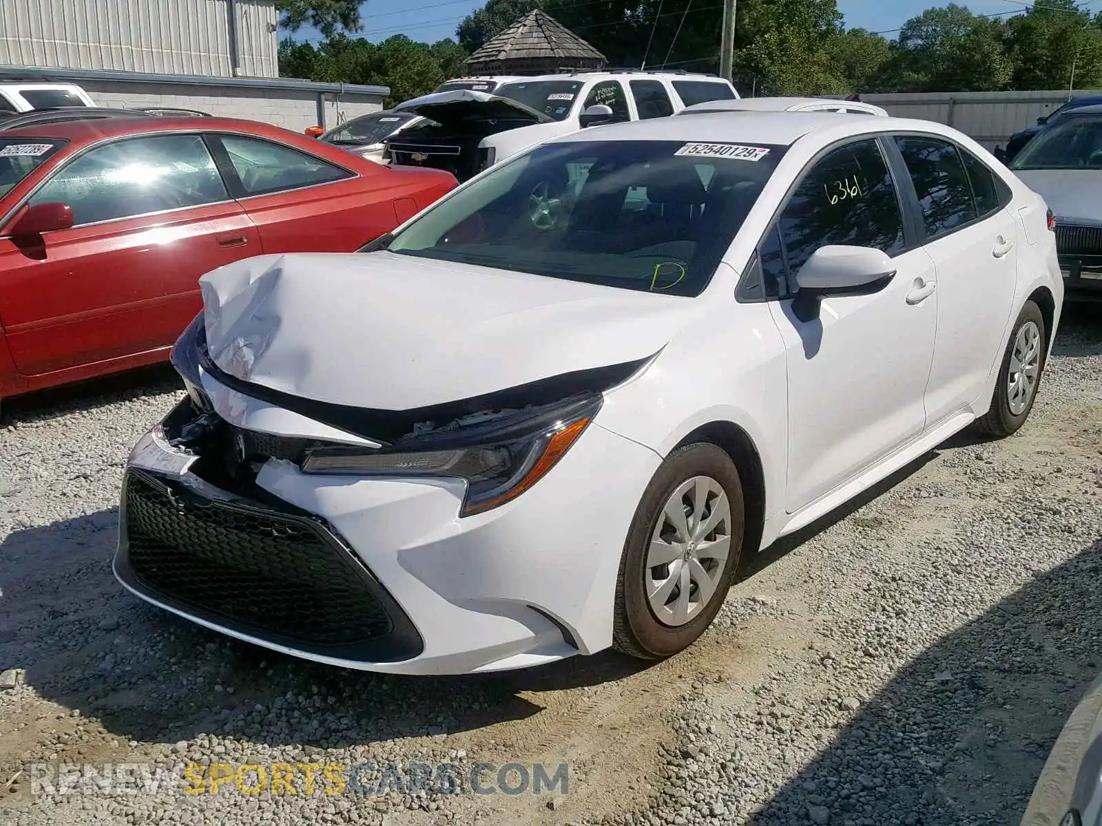 2 Photograph of a damaged car 5YFDPRAE2LP009787 TOYOTA COROLLA 2020