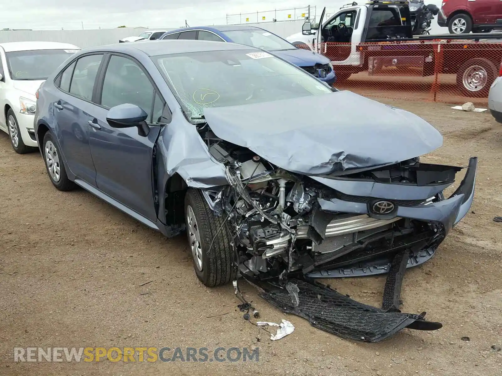 1 Photograph of a damaged car 5YFDPRAE2LP051134 TOYOTA COROLLA 2020