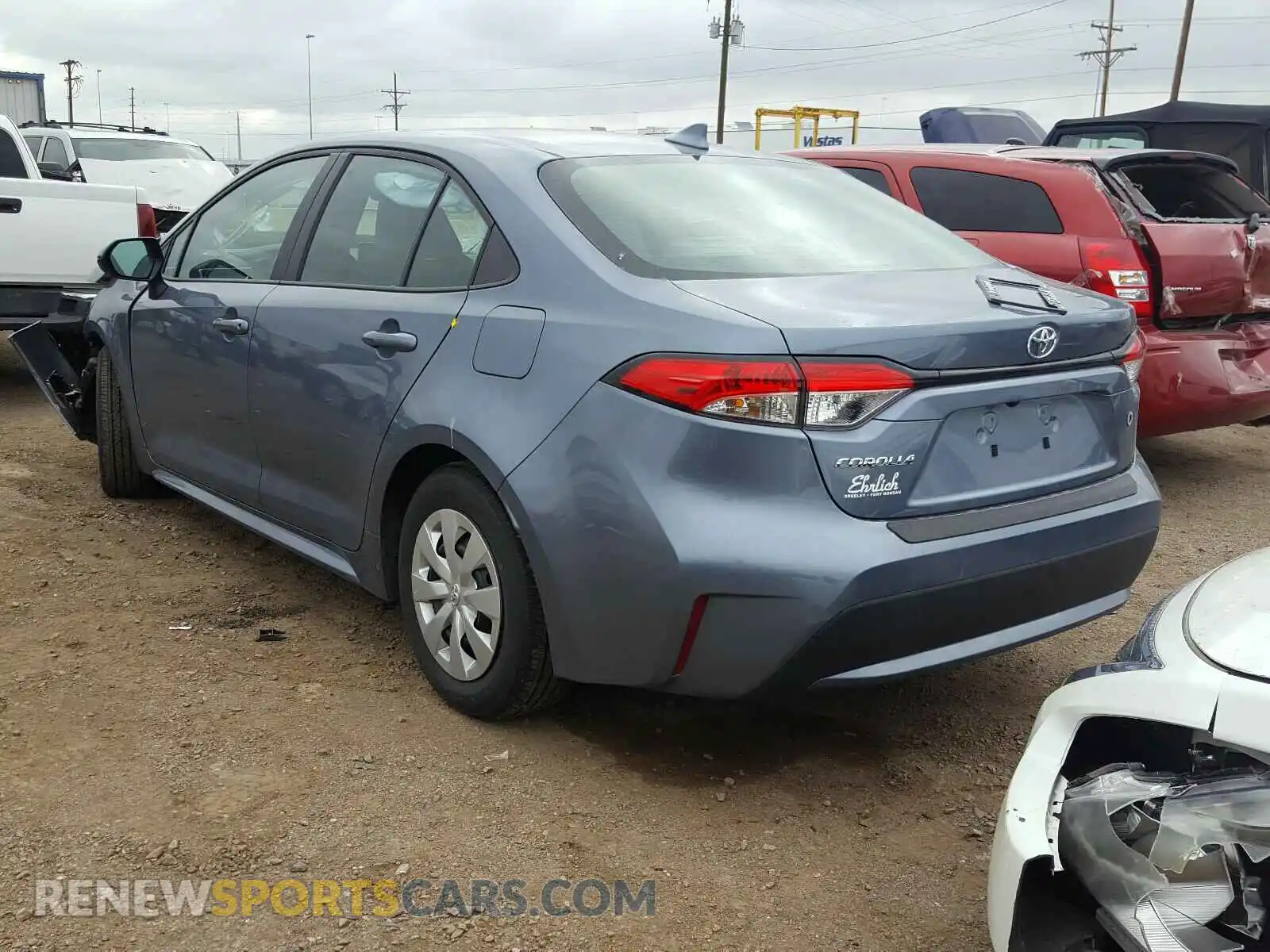 3 Photograph of a damaged car 5YFDPRAE2LP051134 TOYOTA COROLLA 2020
