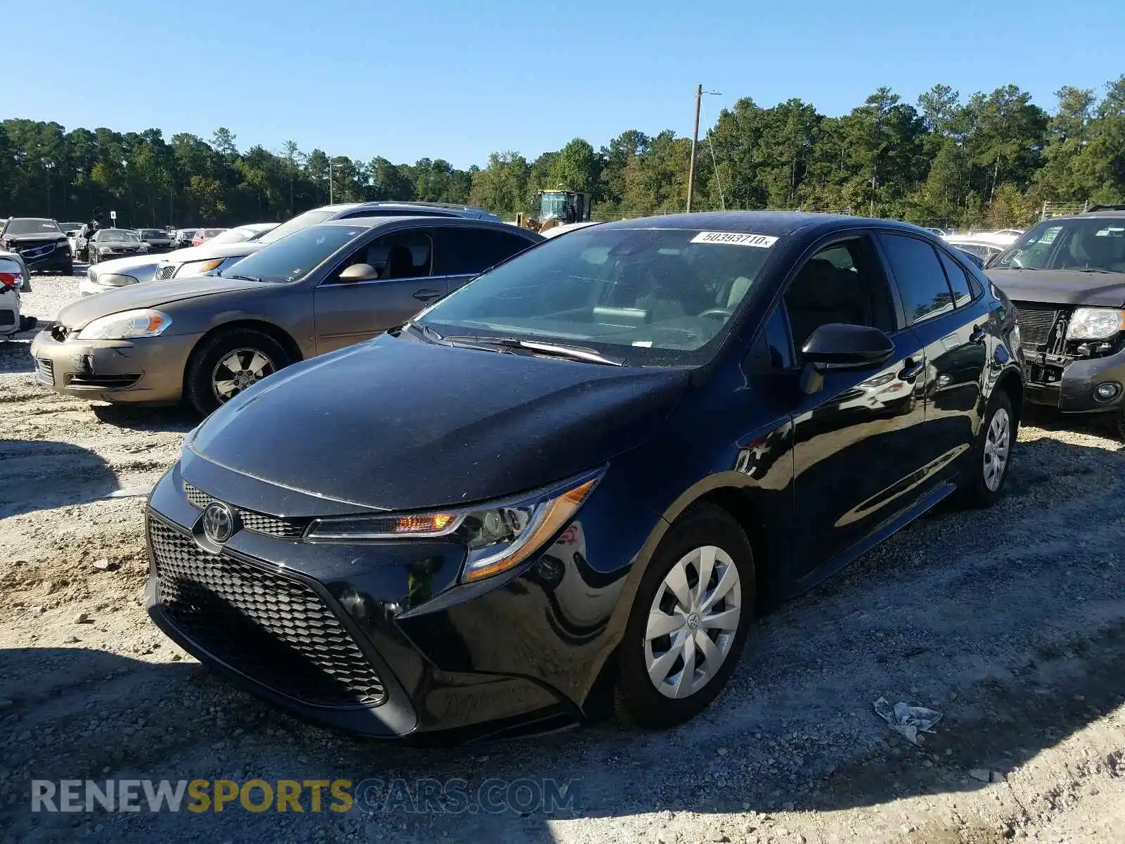 2 Photograph of a damaged car 5YFDPRAE2LP055846 TOYOTA COROLLA 2020