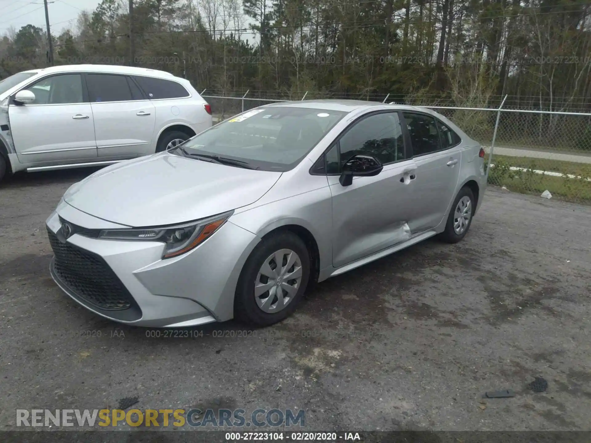 2 Photograph of a damaged car 5YFDPRAE3LP013119 TOYOTA COROLLA 2020